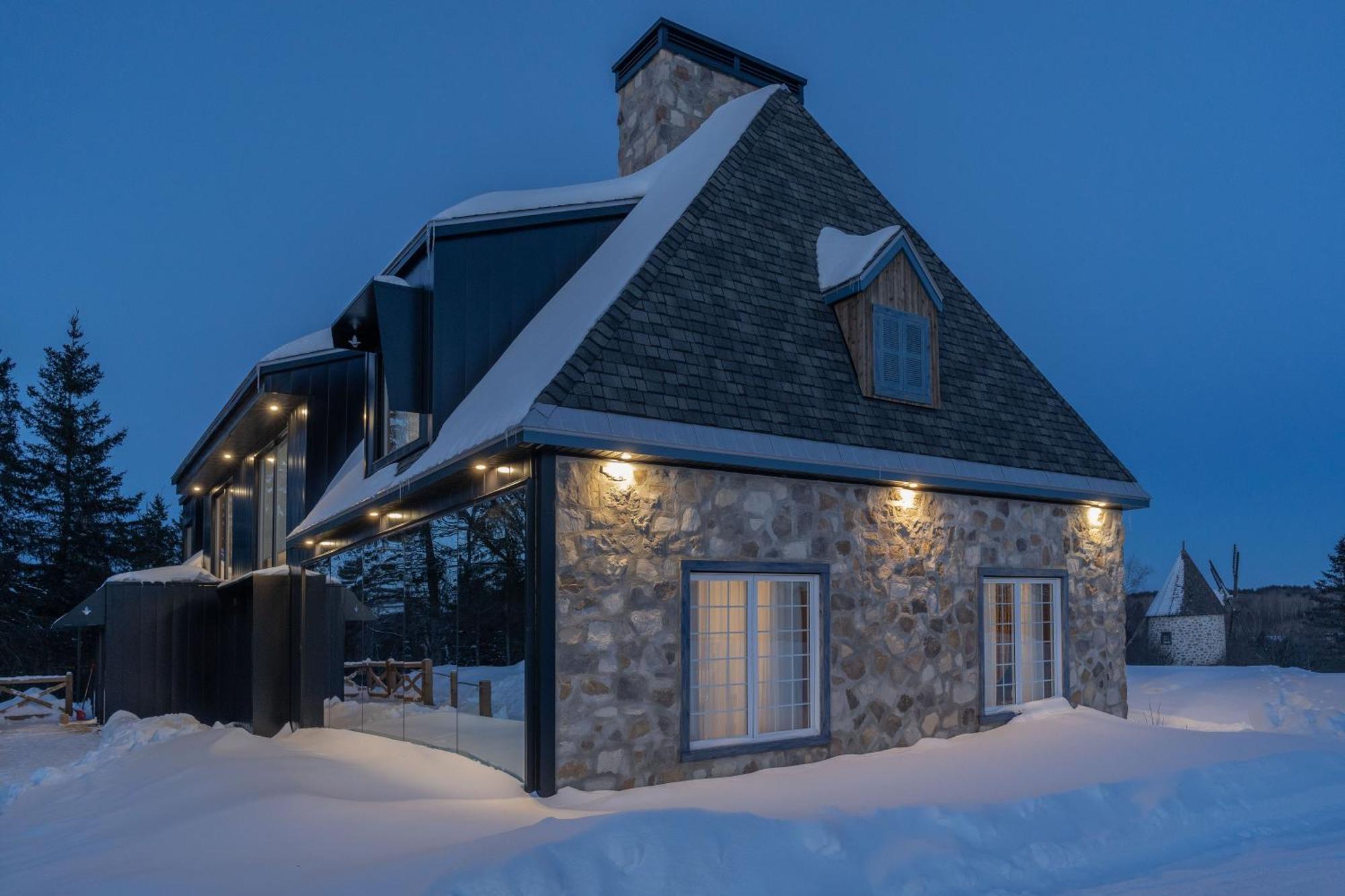 Le Baluchon Eco-Villegiature Saint-Paulin المظهر الخارجي الصورة