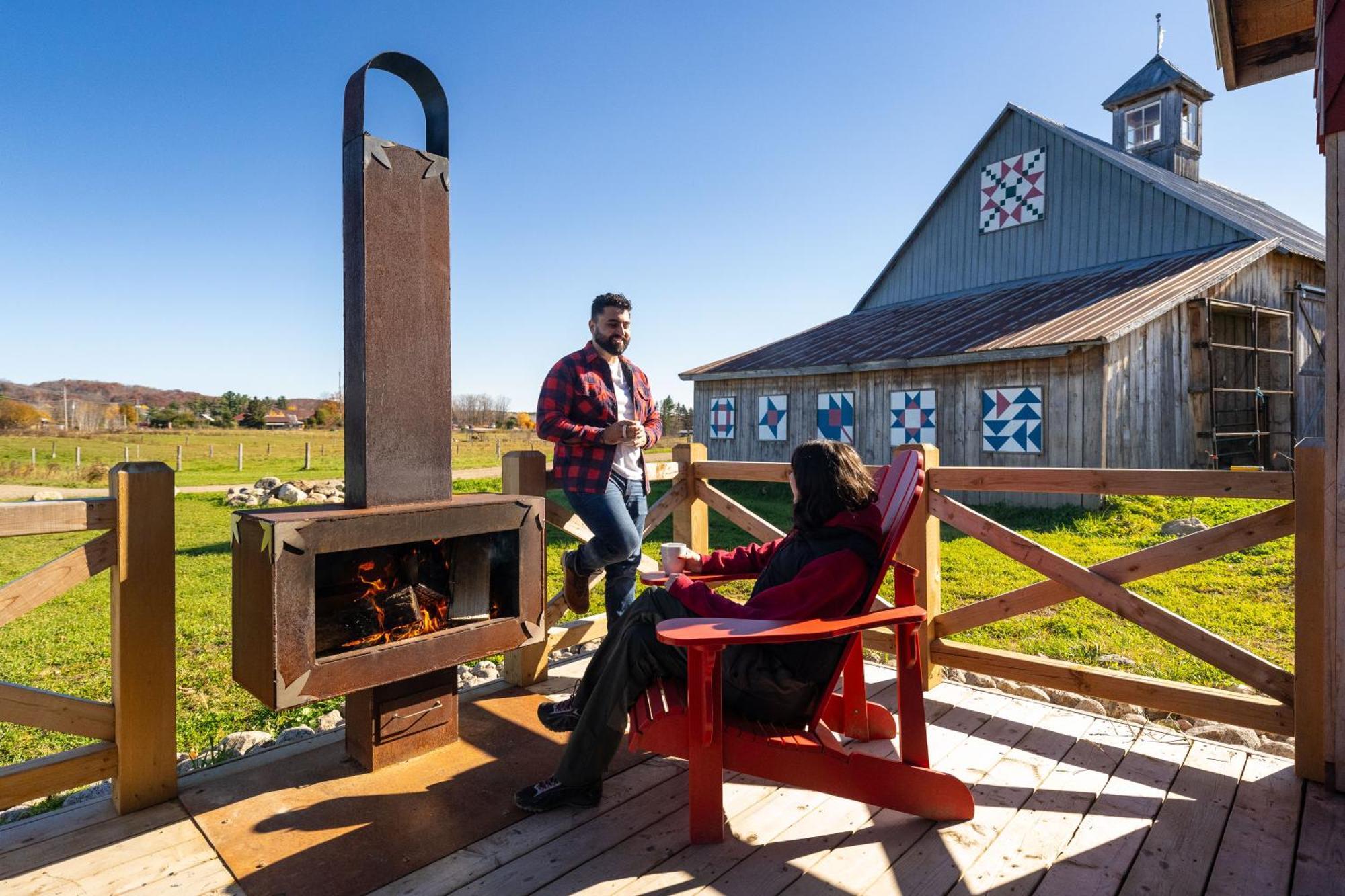 Le Baluchon Eco-Villegiature Saint-Paulin المظهر الخارجي الصورة