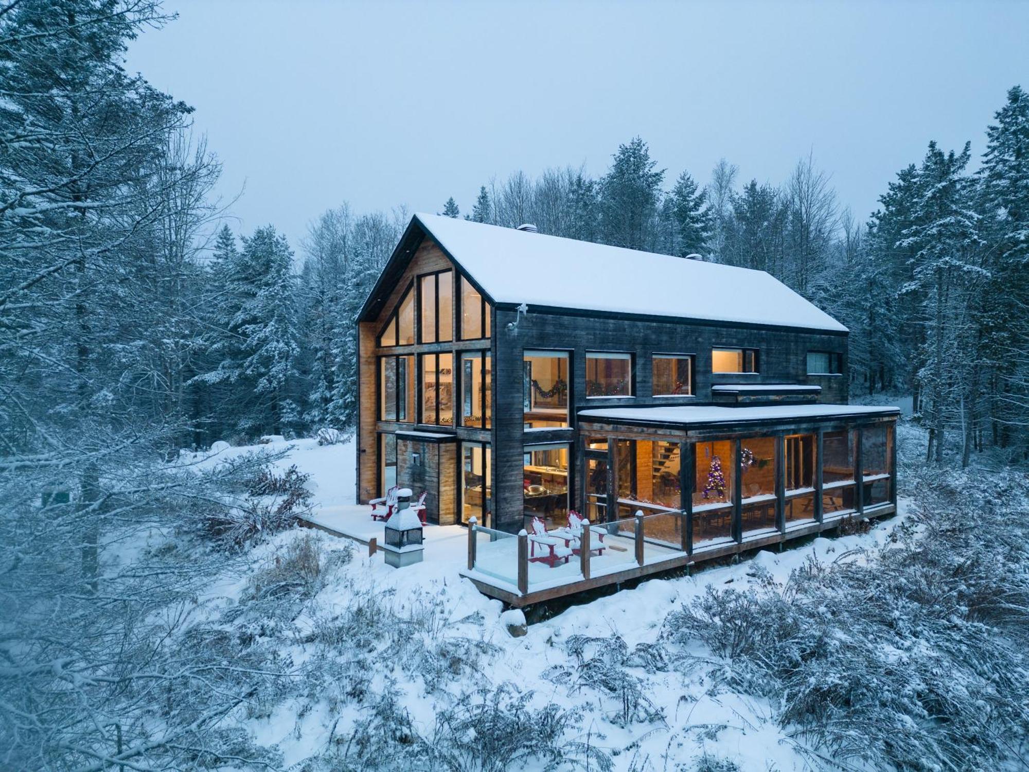 Le Baluchon Eco-Villegiature Saint-Paulin المظهر الخارجي الصورة