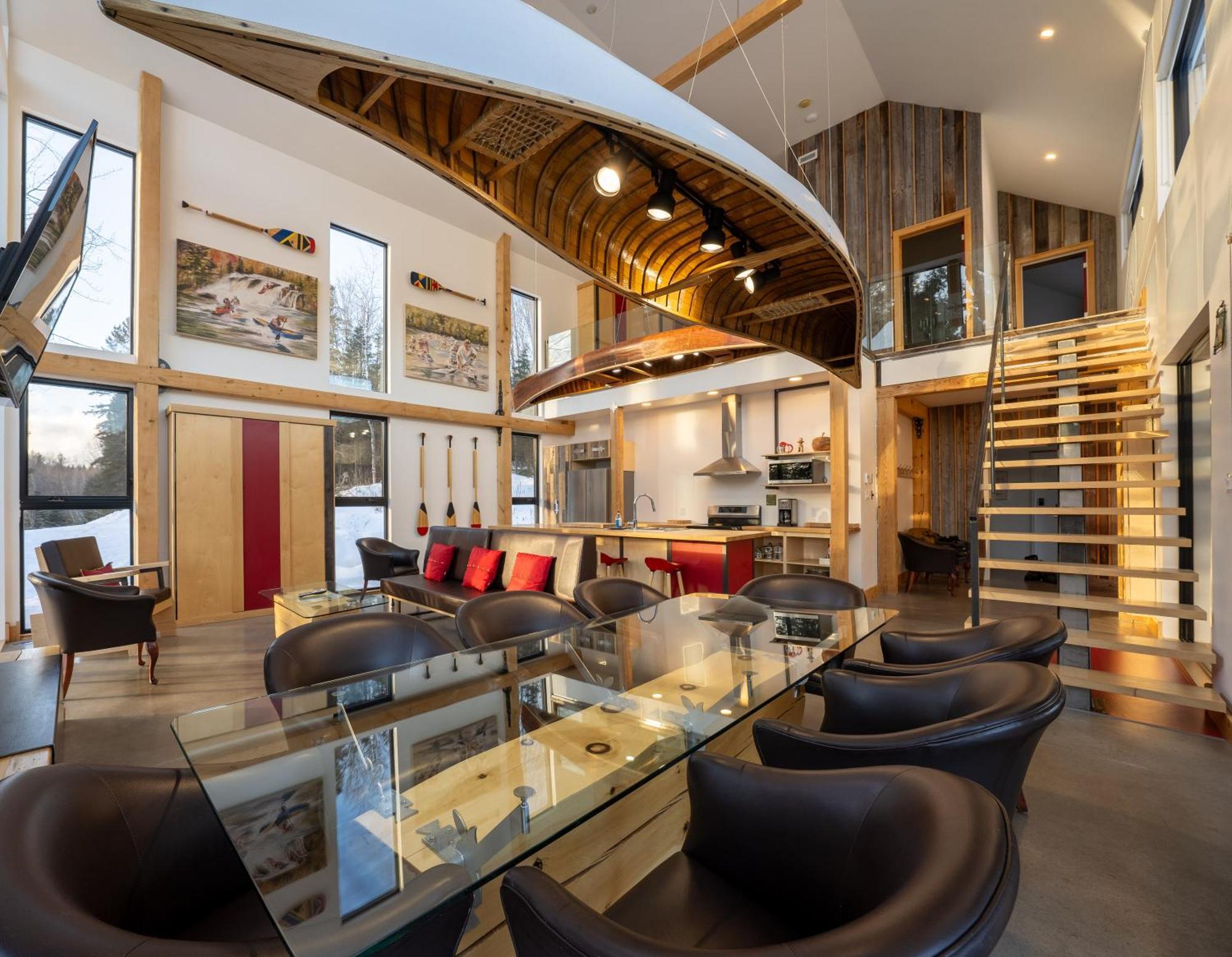 Le Baluchon Eco-Villegiature Saint-Paulin المظهر الخارجي الصورة